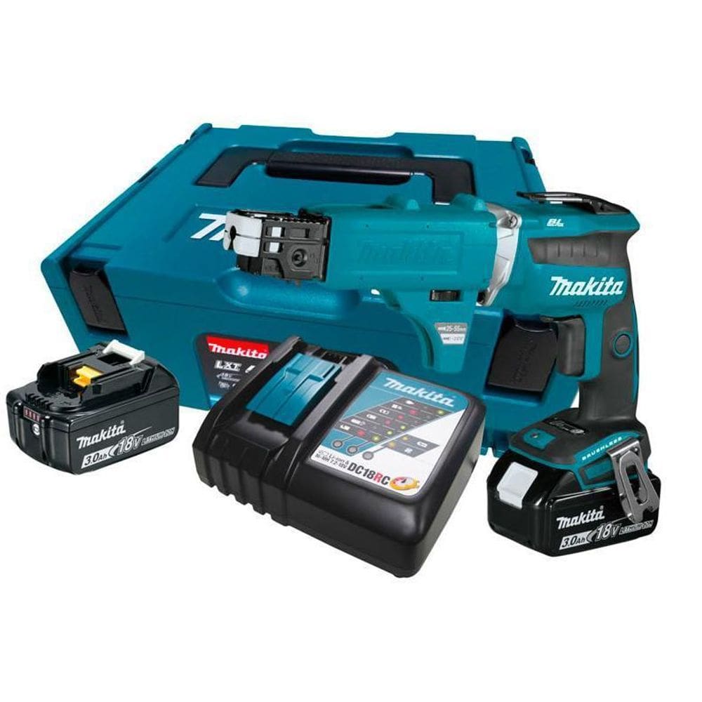 Parafusadeira Para Gesso Sem Fio Makita Dfs452Fjx2 - 3.0Ah