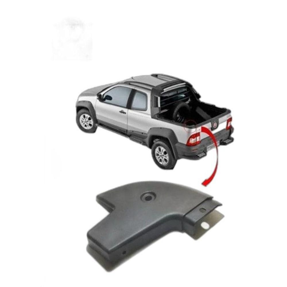 Moldura Cantoneira Caçamba Strada Le Novo Fiat