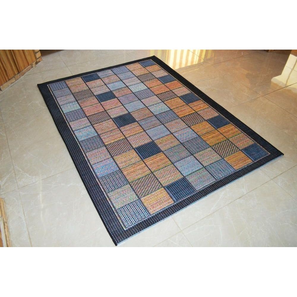 Tapete Para Quarto Unique Tabuleiro Multi-B 100X150 Cm