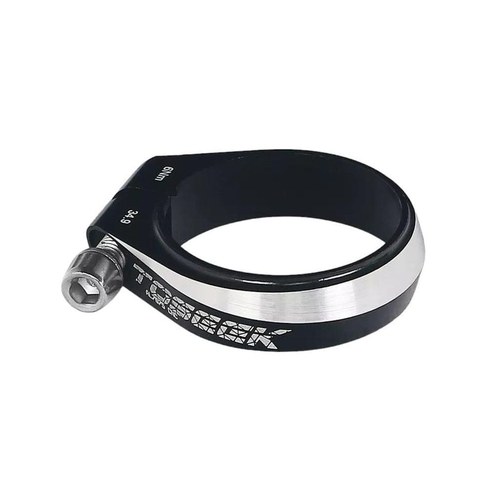Braçadeira Selim Alumínio Preto 31.8mm 27.2/28.6mm 12g