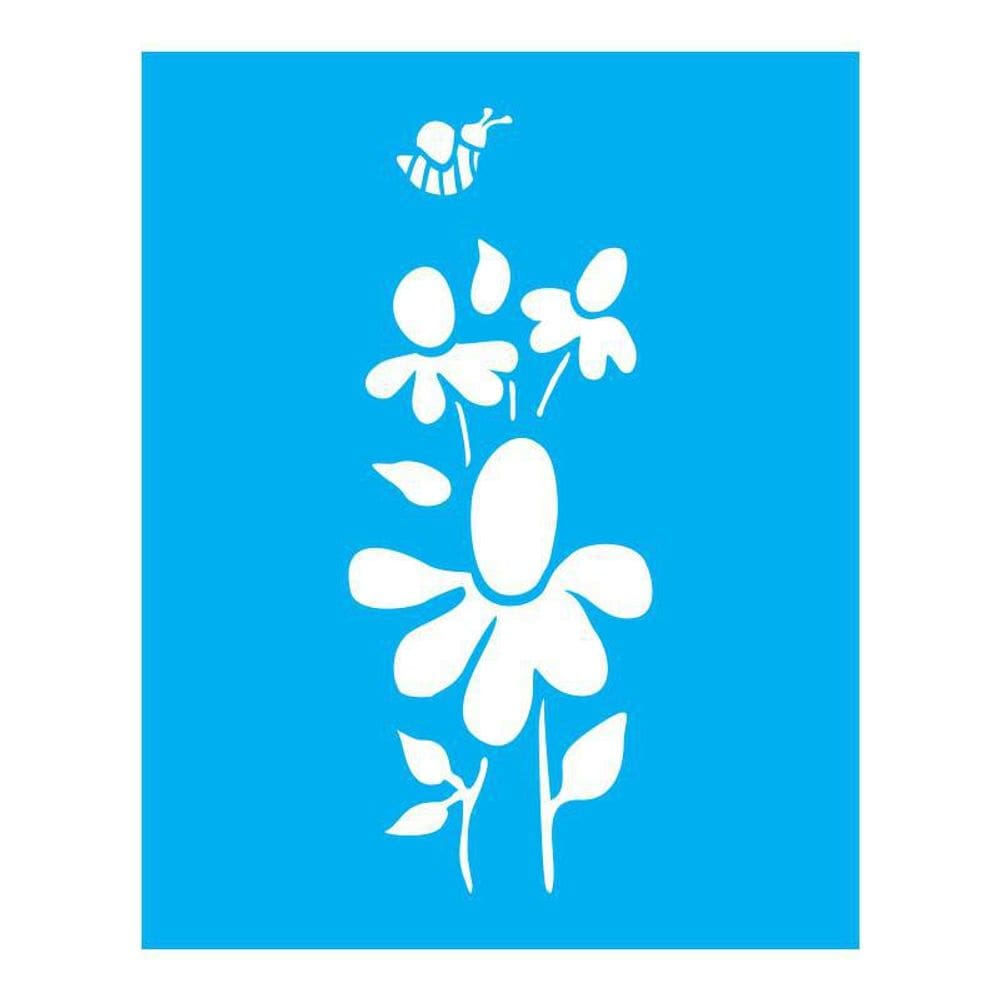 Stencil Tamako Country Floral - 20X25Cm - Ref B865
