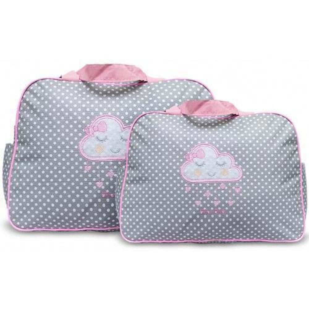 Kit Bolsas Maternidade Mave Baby Nuvem Cinza