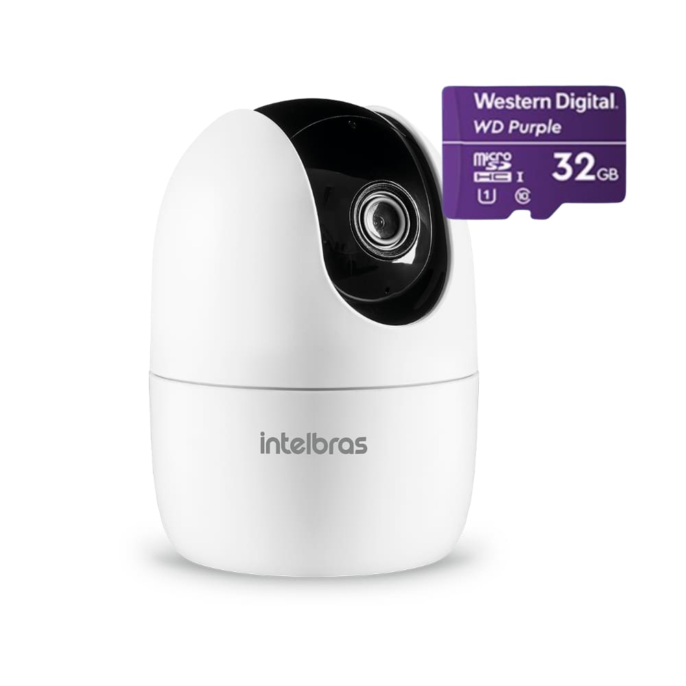 Camera De Video Wi-Fi Im4 3Mp C/ Microsd 32Gb