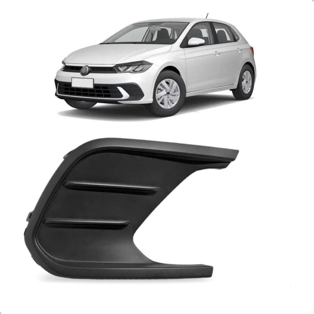 Moldura Milha Para Volkswagen Polo Confortline 2023 A 2024