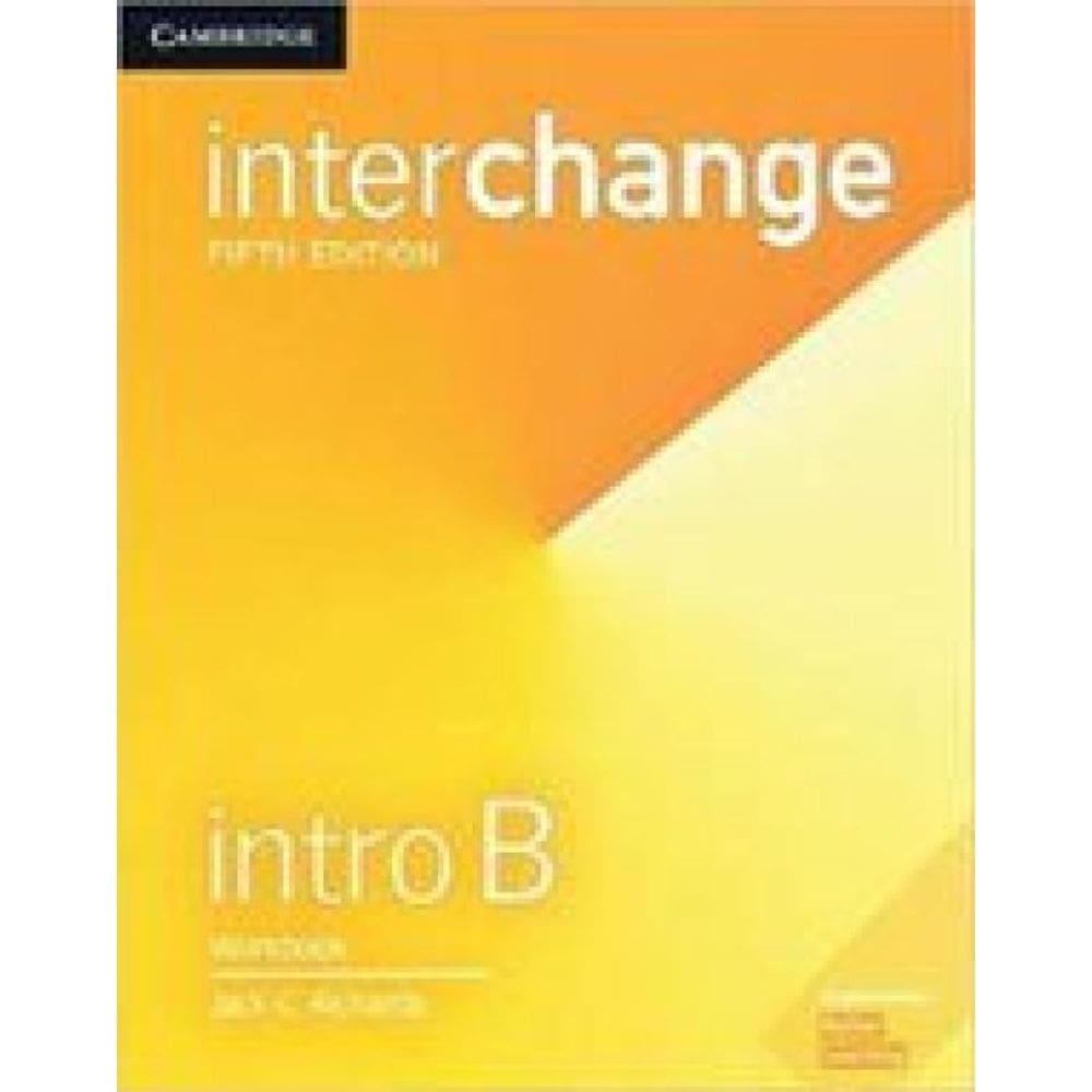 Interchange Intro B - Workbook - Fifth Edition