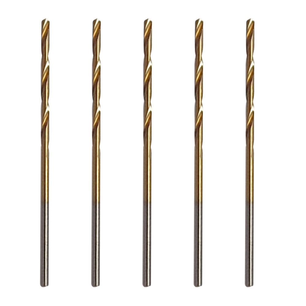 Kit 5 Broca 1.5Mm Aço Rápido Hss Titânio Micro Mini Retífica