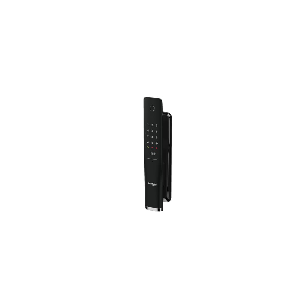 Fechadura Inteligente Push & Pull De Embutir Mfr 6300 Preta
