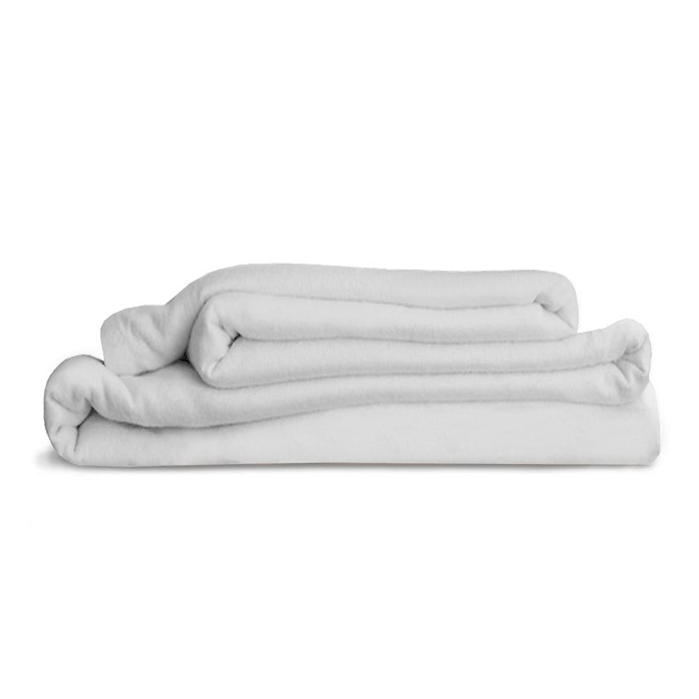 Lençol De Berço Avulso 100% Algodão Flanela Tognato Branco