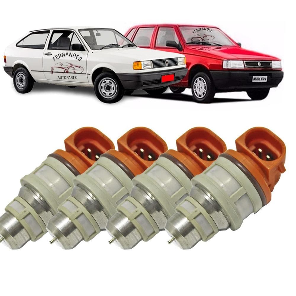 4 Bicos Injetor Monoponto Uno 1.0 Spi 95 96 97 98 99 00 2001