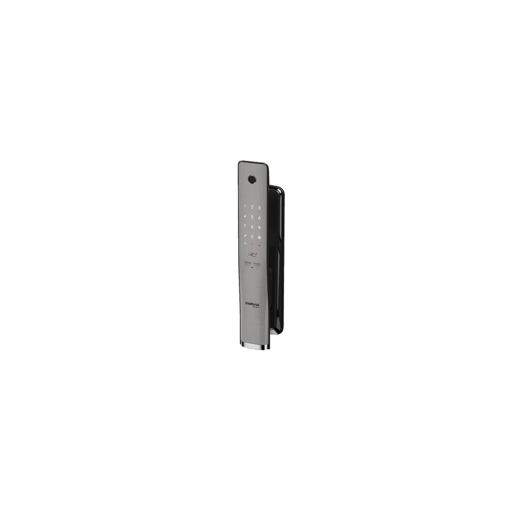 Fechadura Inteligente Push & Pull De Embutir Mfr 6300 Cinza
