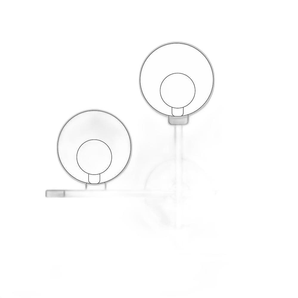 Arandela Luminária Parede Manhattan Dourado Preto Sputnik