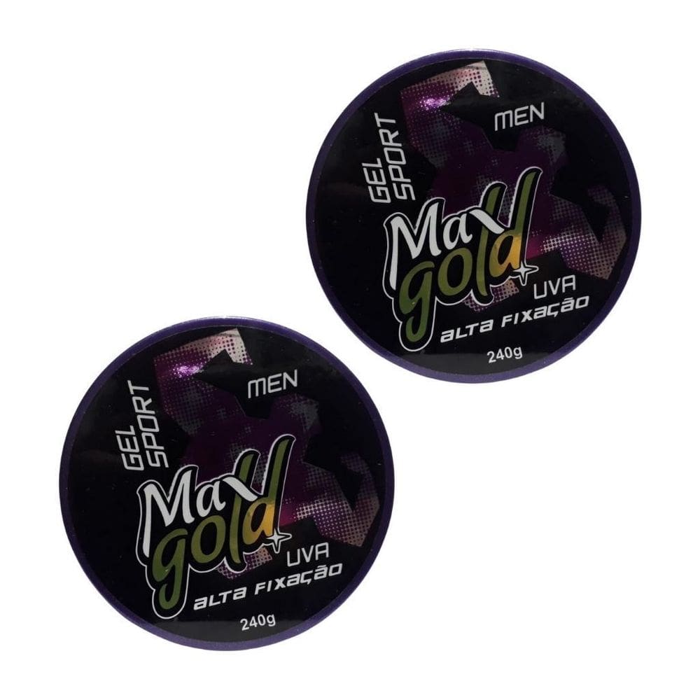 Cera Capilar Maxgold Modeladora Sport Uva - Kit Com 2Un