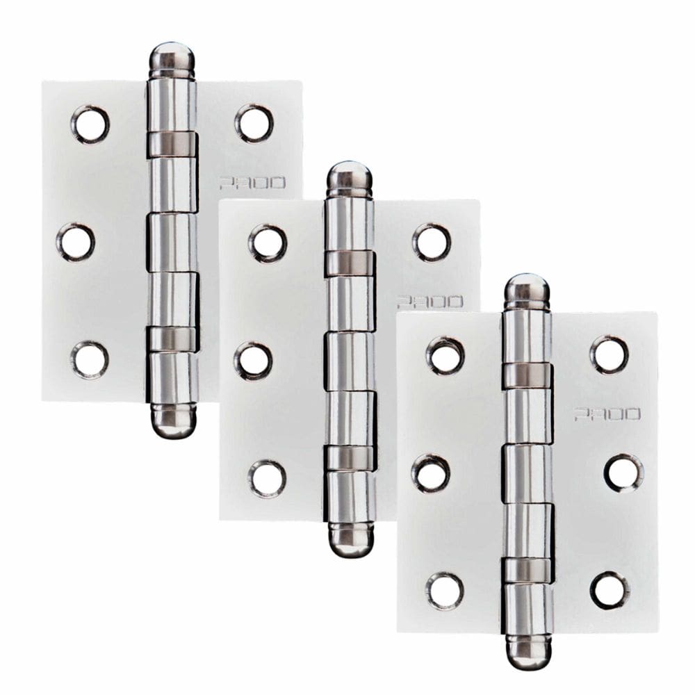 Dobradiça Para Porta Com Rolamento 3530 Pado - Inox Escovado