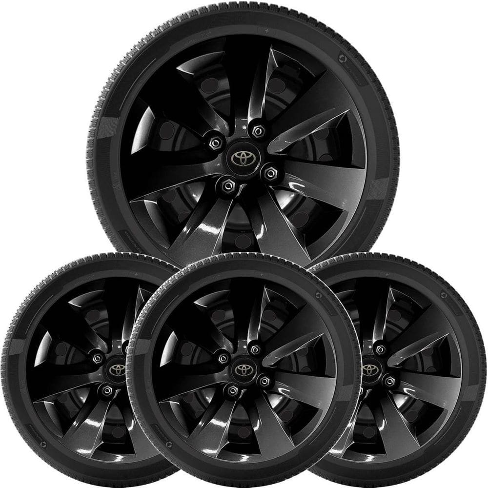 4X Calota Etios Hatch Sedan Aro14 Black Piano Parafusada1301