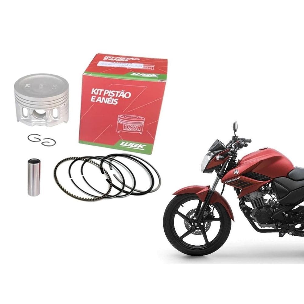 Kit Pistao Aneis Wgk Factor Fazer Crosser 150 - Medida Std
