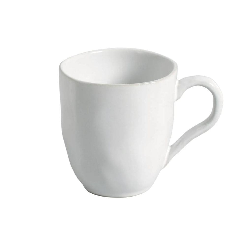 4 Canecas 273Ml Orgânico New White Stoneware Porto Brasil