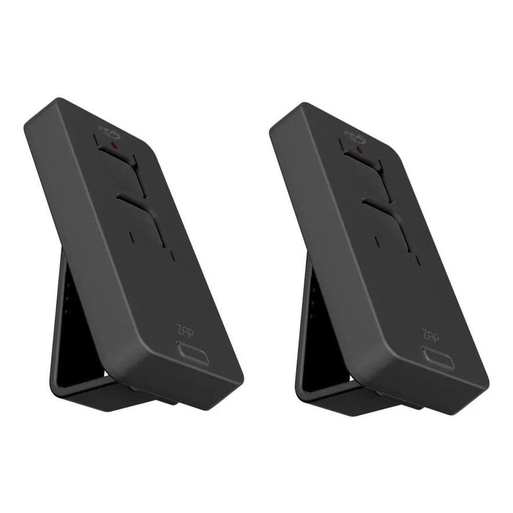 Kit 2X Controle Remoto Ppa Zap Pop 433Mhz Dupla Tecnologia