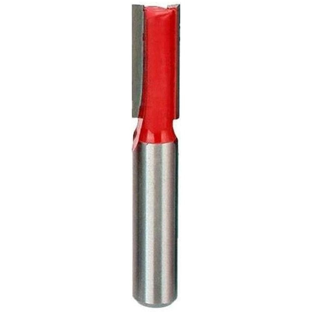 Fresa Reta 8Mm Haste 6Mm Corte Duplo Para Madeira Tupia