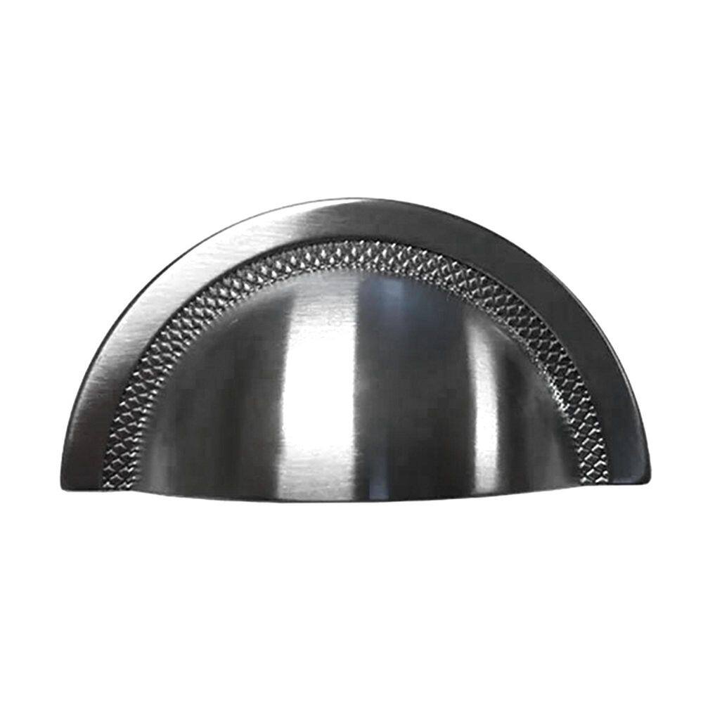 Puxador Shell 64Mm Níquel Escovado Com Verniz Zen