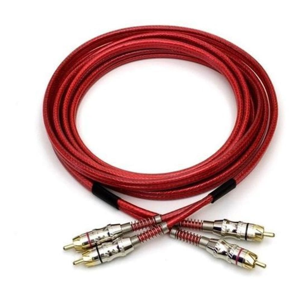 Cabo Rca 1 Metro Technoise Serie 400P Vermelho Unidade