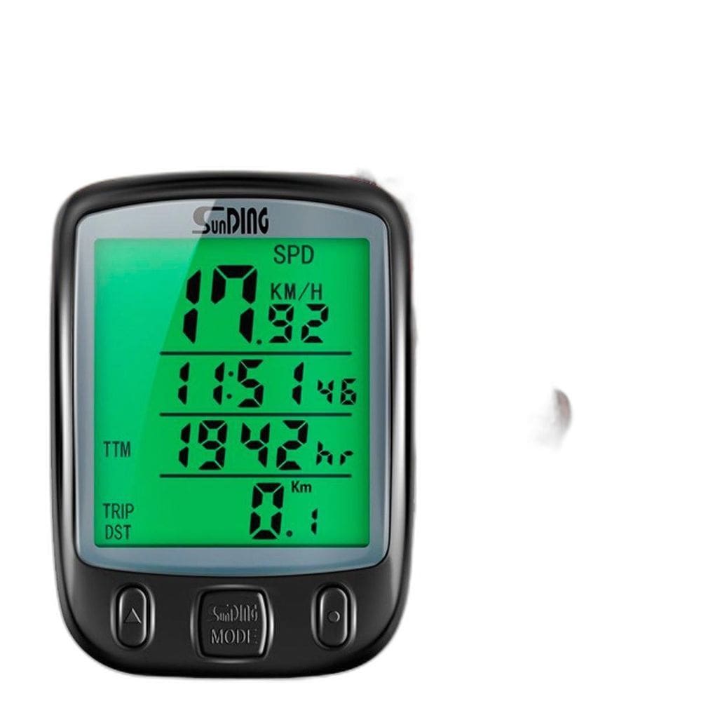 Computador De Bicicleta Luz Noturna Led E Monitoramento Rota