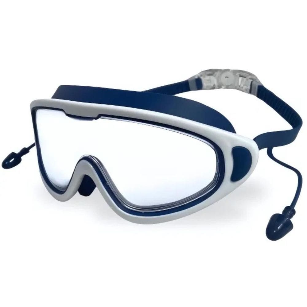 Óculos De Natação Antiembaçante Azul E Branco - 1350 Mor