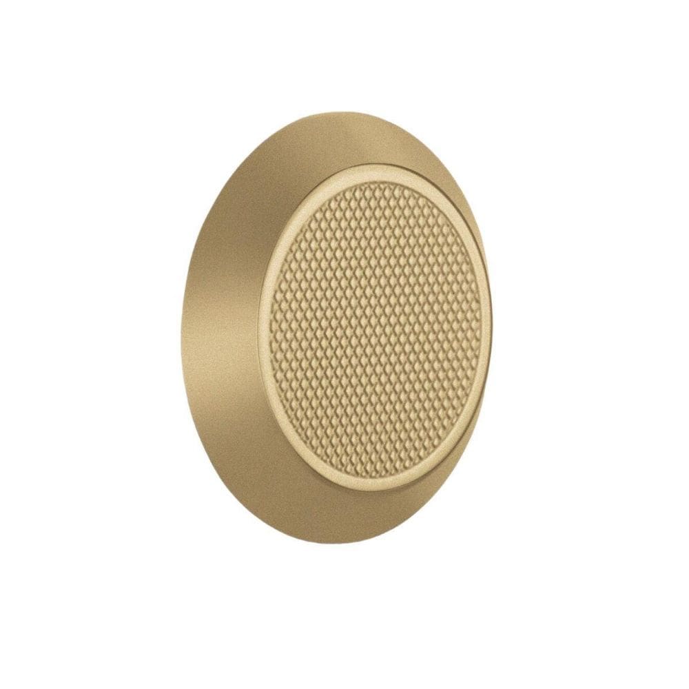 Puxador Móveis Ponto Disk G Dourado Matte Fosco Zen