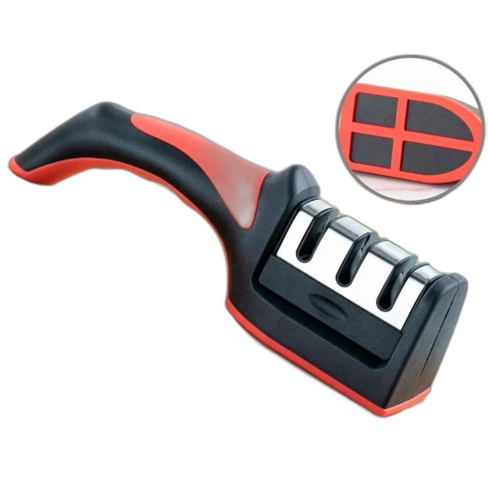 Amolador Afiador De Facas 3 Opções De Afiar Profissional