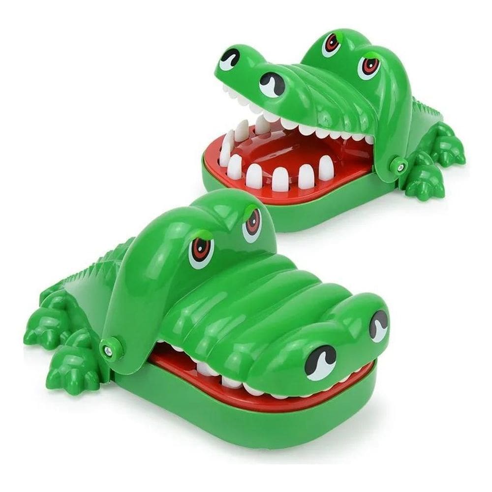 Jogo Crocodilo Jacaré Dentista Morde Dedo Brinqued Pegadinha