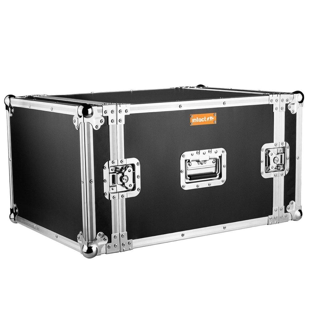 Case Rack Potência 8U Profissional Com 2 Trilhos Roscados