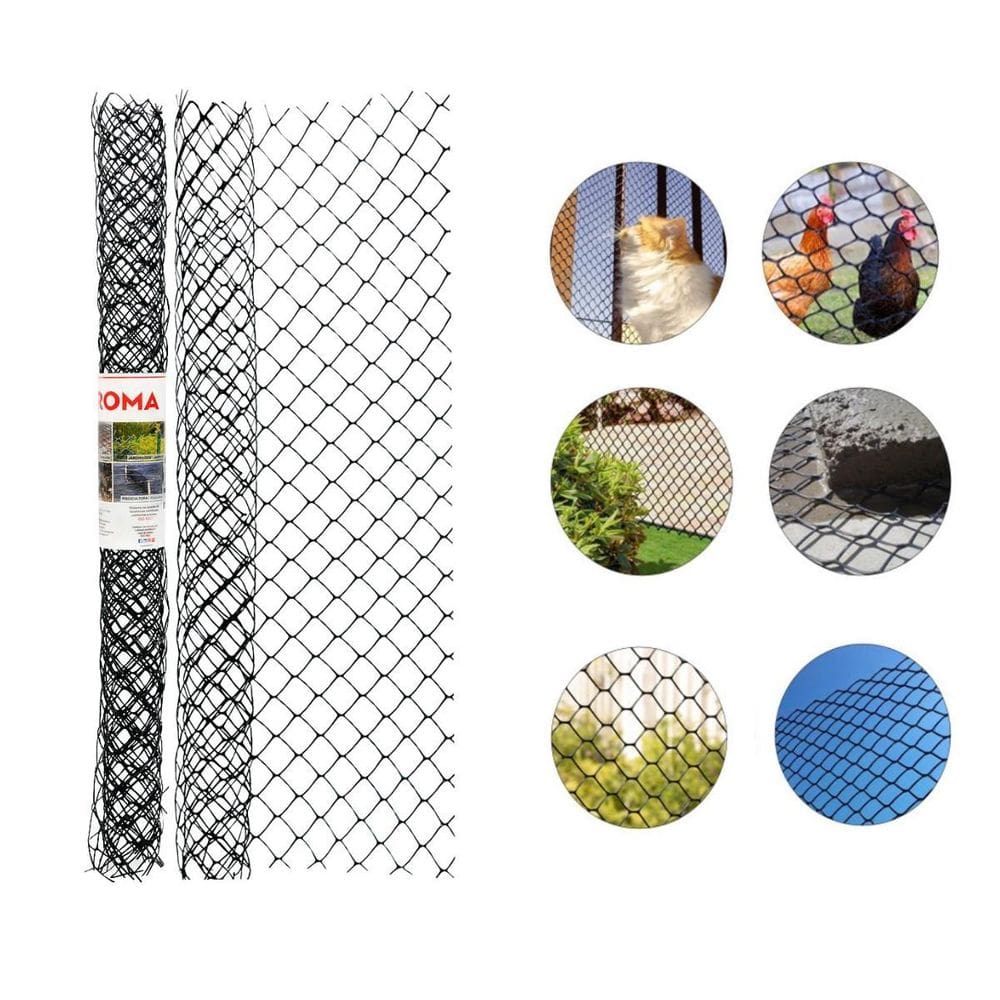 Tela Plástica Roma Multiuso 40 Mm 1,00 M X 1,00 M