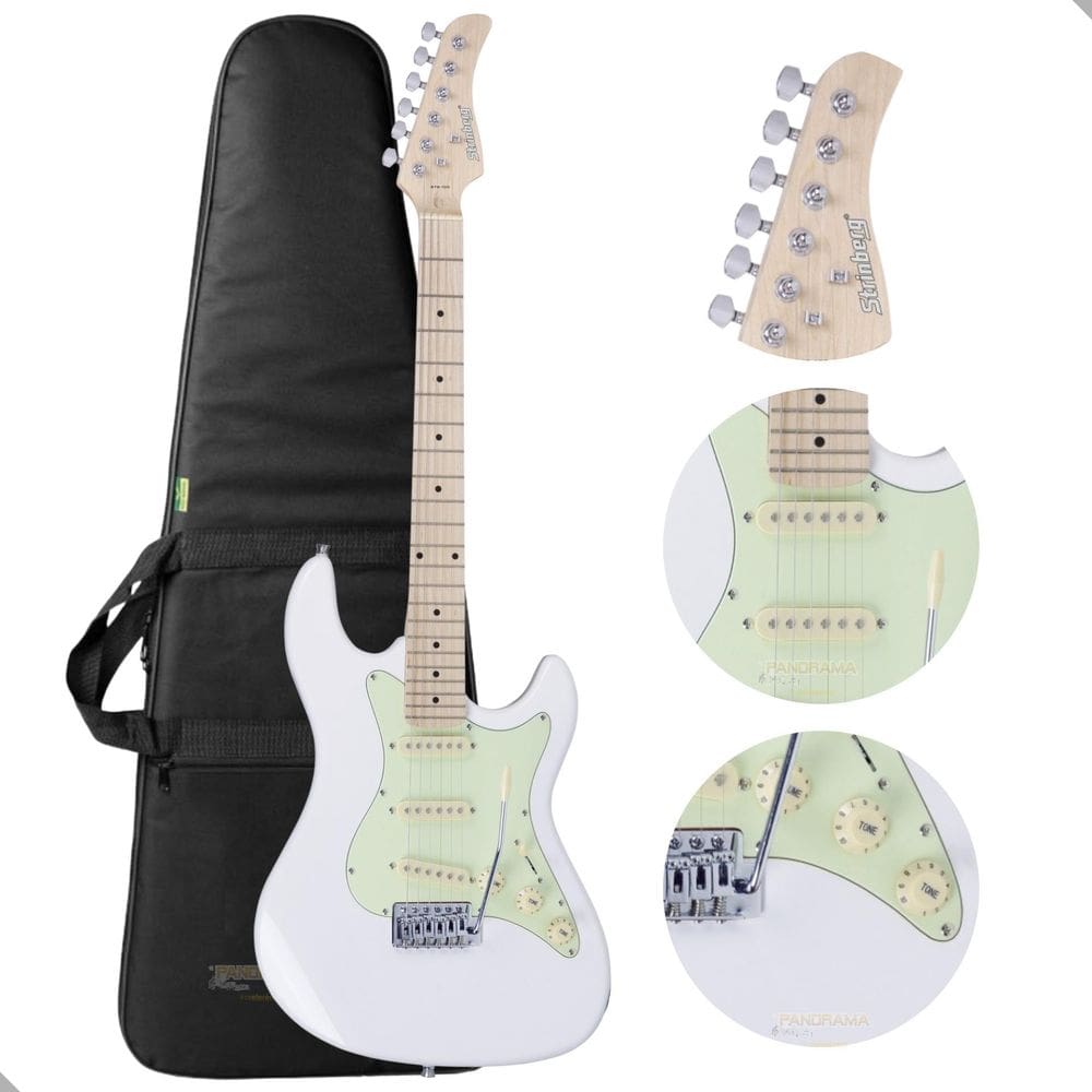 Guitarra Strato Strinberg Sts100 Wh + Capa