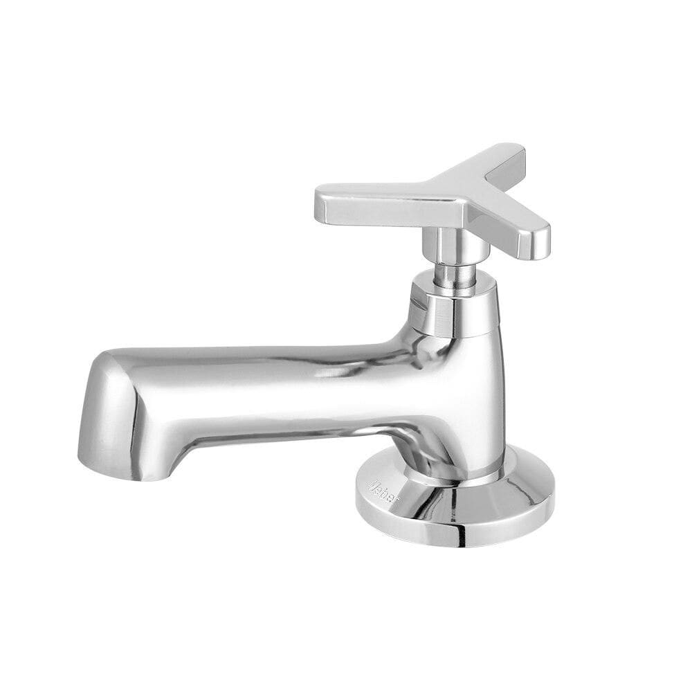 Torneira de Pia Meber Tríade 1192 C15 Bica Baixa para Lavatório, Cromado