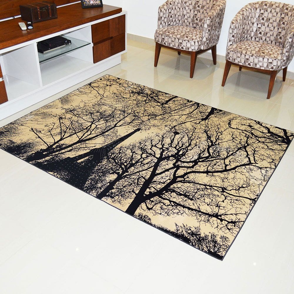 Tapete Veludo Marbella Eiffel Park 150 x 200 cm - Rayza