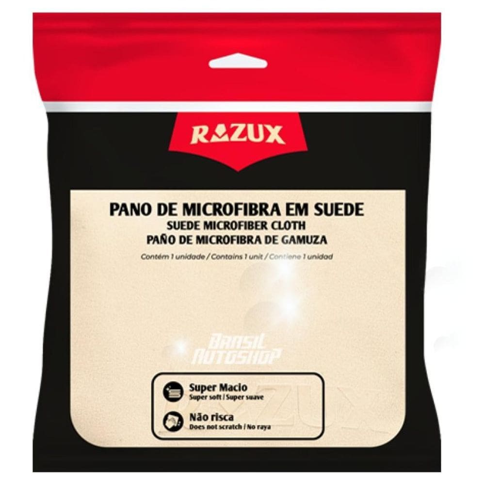 Pano Microfibra Suede 30X30 200Gsm Razux Vonixx