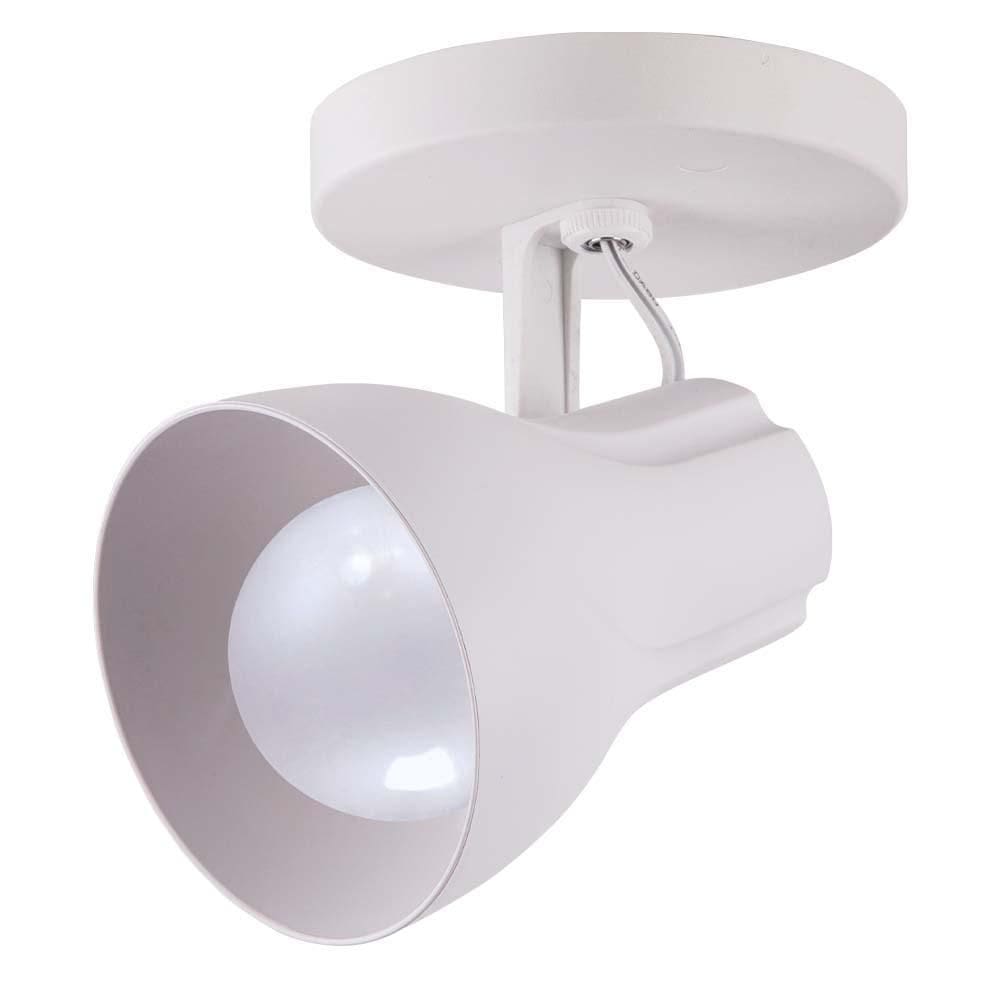 Spot Sobrepor Direcionável Octa Plus Branco Design Moderno