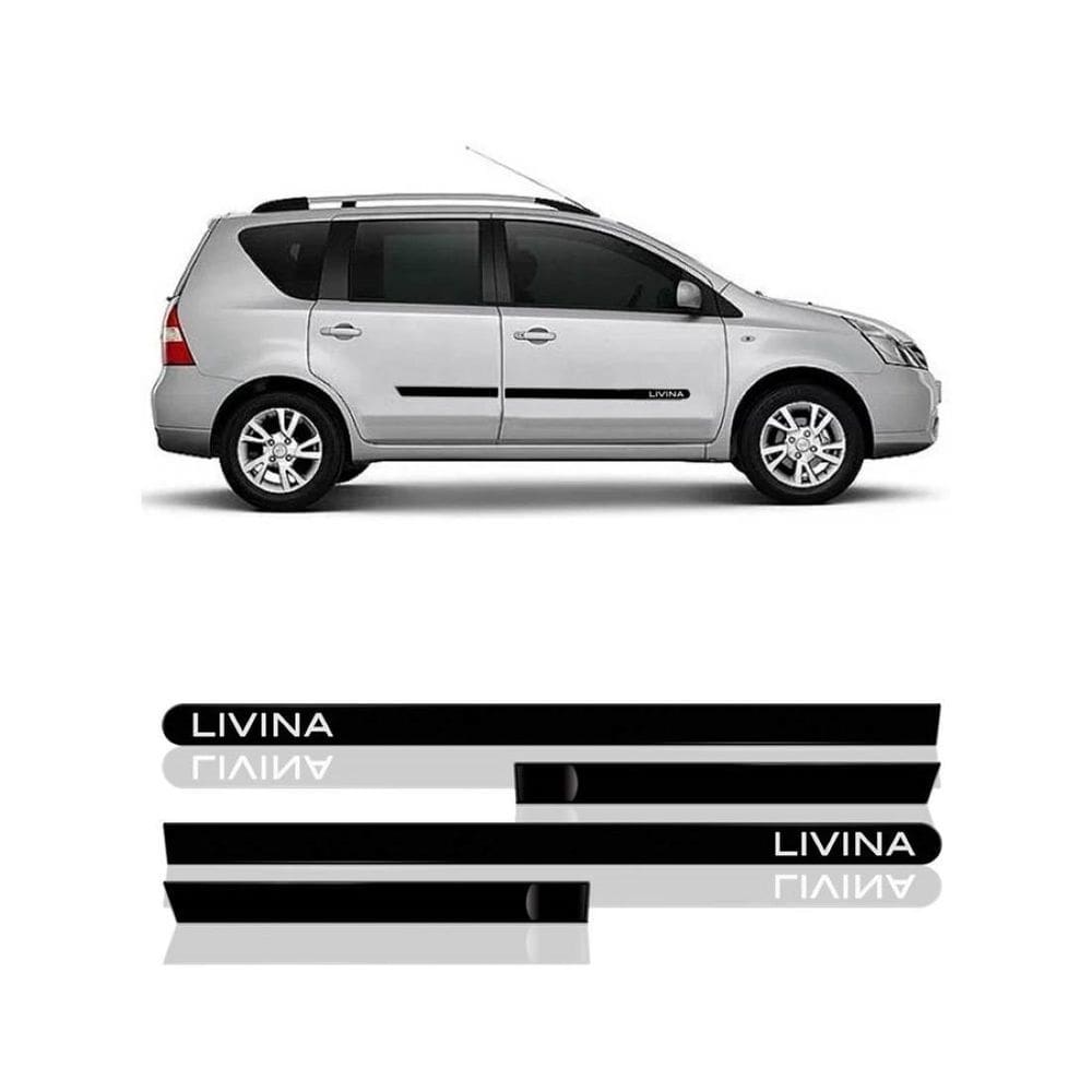Jogo Friso Lateral Livina 4 Portas - 4 Peças