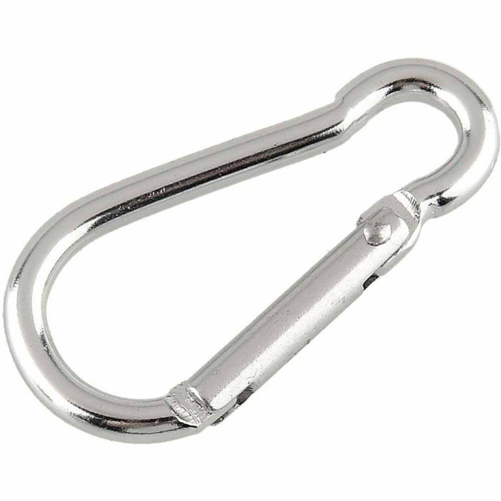Mosquetão Inox Simples 12M X 140Mm Sem Olhal