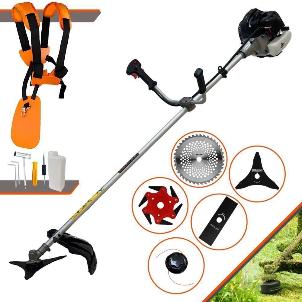 Roçadeira Cg430b 43cc C/ Carretel + Facas 2p 3p 6p E 40d