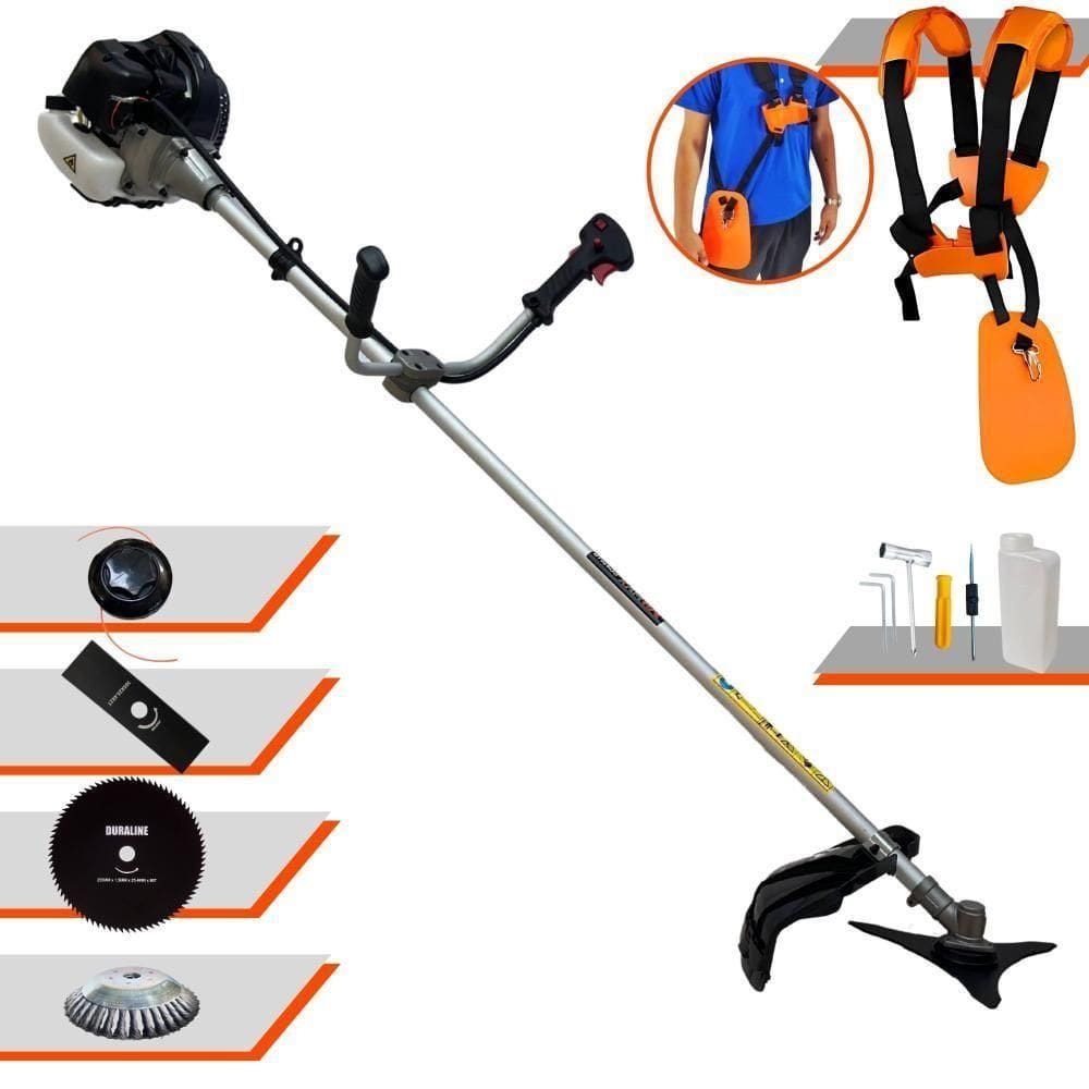 Roçadeira  Anmax Cg430b 43cc + Faca 80d E Escova