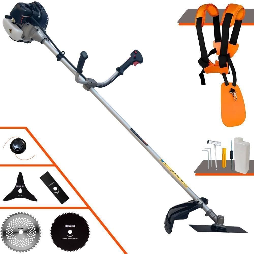 Roçadeira Aparador De Grama Anmax Cg430b 43cc 1,7hp 5 Em 1