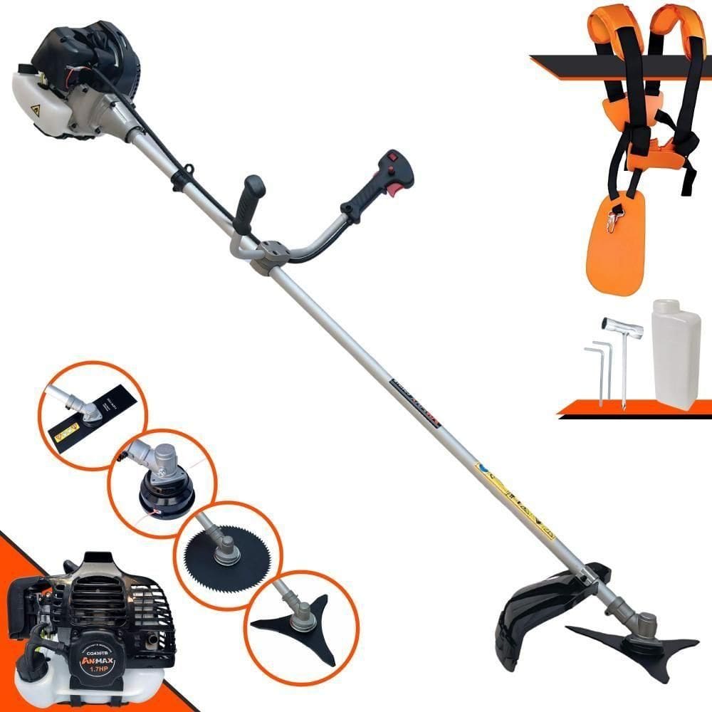 Roçadeira Lateral Cg430-b Anmax 43cc 1,7hp 12.000rpm 4 Em 1