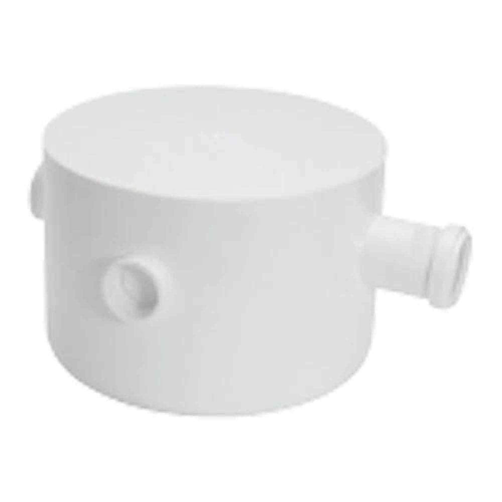 Caixa Sifonada Redonda 3 Entradas Nº71 250x230x75mm Pvc Amanco - Esgoto Dn 40/50/75