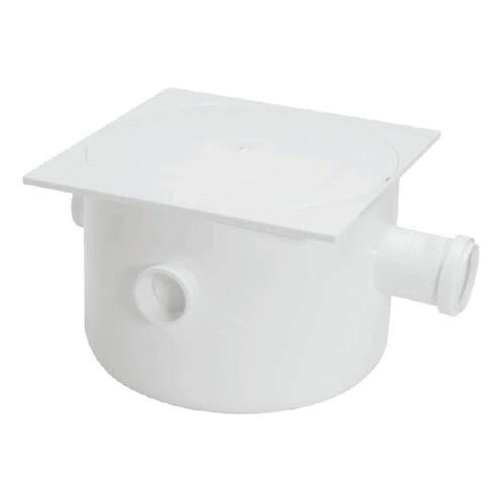 Caixa Sifonada Quadrada 3 Entradas Nº73 250x230x75mm Pvc Amanco - Esgoto Dn 40/50/75