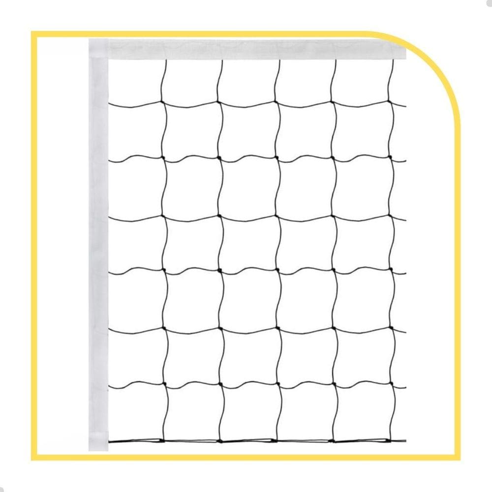 Rede De Volei 9,5Mts 3 Lonas Fio 1Mm Seda Sports Mania