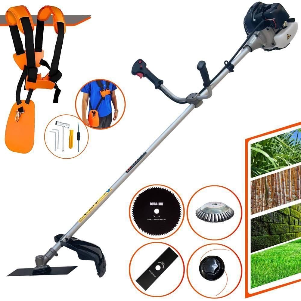 Roçadeira Completa Anmax Cg430b 43cc 1,7hp 12.000rpm 4 Em 1