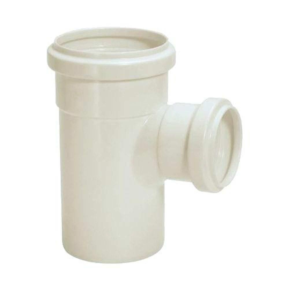 Tee Esgoto 100x50mm Branco Pvc - Amanco - Nbr 5688