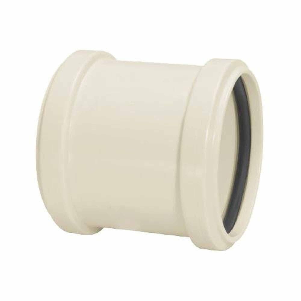 Luva De Correr Pvc Branca Para Tubo Esgoto 75mm - Amanco