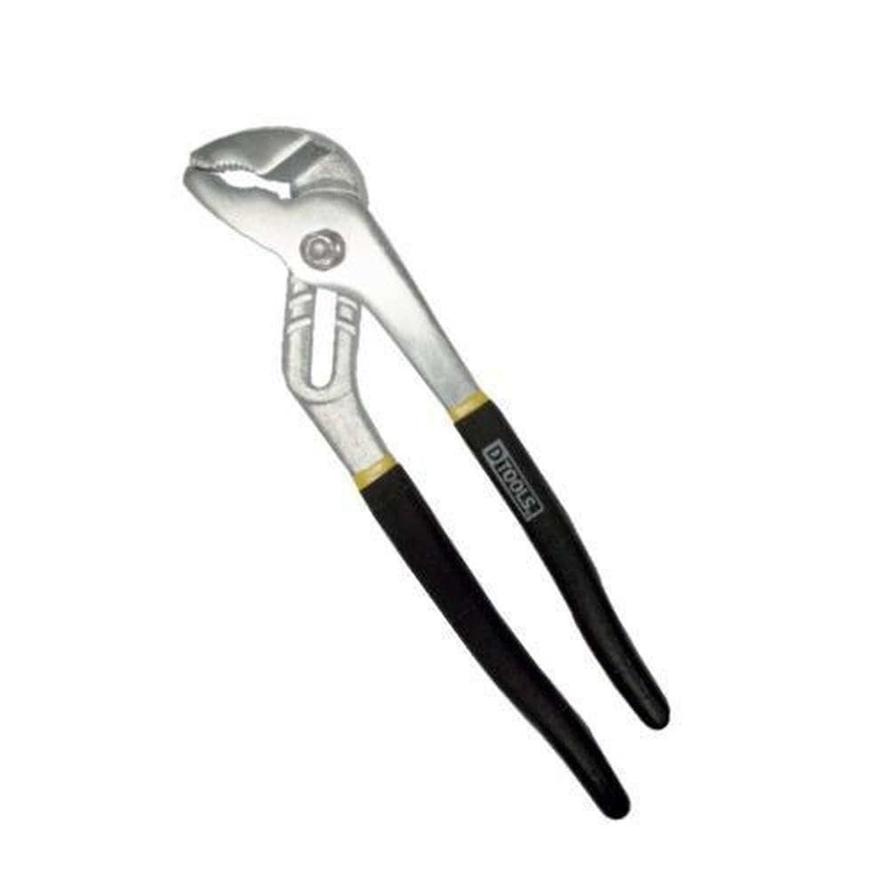 Alicate Bomba D`água Pro Emborrachado 10`` - Aço Cromado - Regulagem 3 Níveis - Dtools