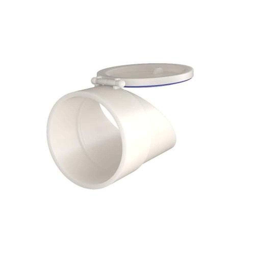 Válvula Retenção Esgoto Ponta 100mm Branca - Uso Doméstico
